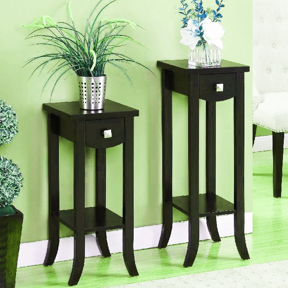 Prism Tall Plant Stand and Coffee Table
